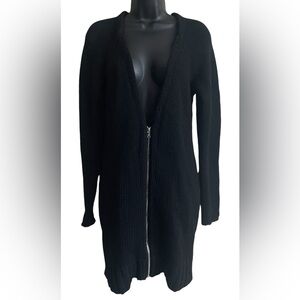 ALEXANDER WANG tricot virgin wool zip sweater